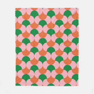 70er Retro Vintage Muster Background Retro, 70er, Fleecedecke