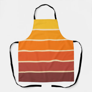 70er Retro Vintage Stil geometrisches Muster Schürze