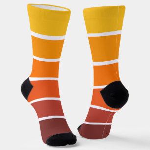 70er Retro Vintage Stil geometrisches Muster Socken