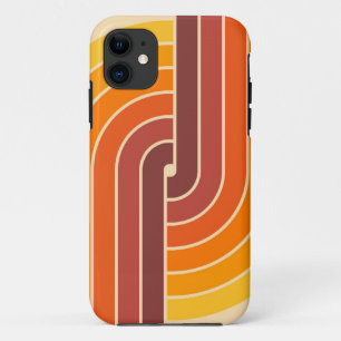 70er Retro Vintage Style geometrisches Muster Case-Mate iPhone Hülle