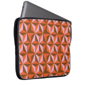 70er Retro Vintager Muster Hintergrund Laptopschutzhülle (Vorne Rechts)