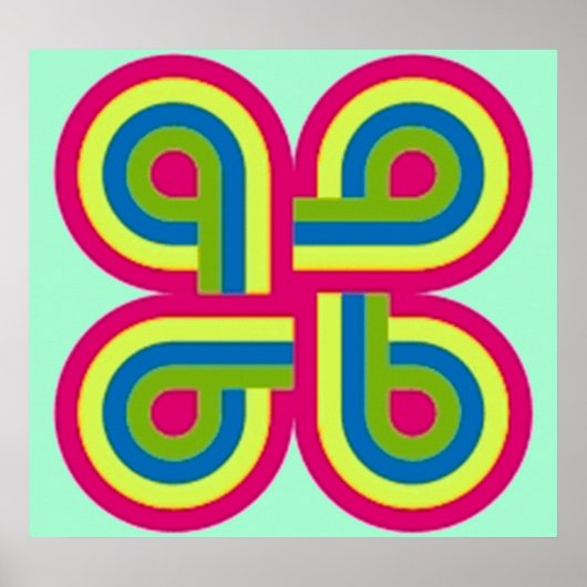 70er Retroposter Nr. 1 Poster (Vorne)