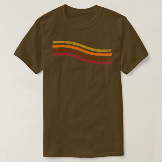 70er-Retrostreifen 1 T-Shirt (Design vorne)