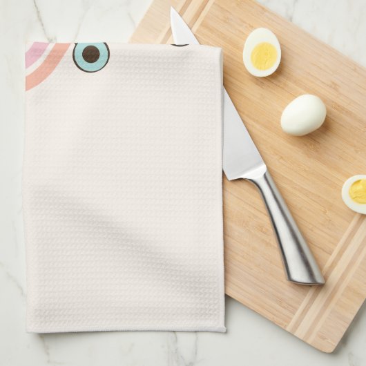 70er Rock and ROLL Roller Skaten Deco Retro Room Geschirrtuch (Viertel Falte)