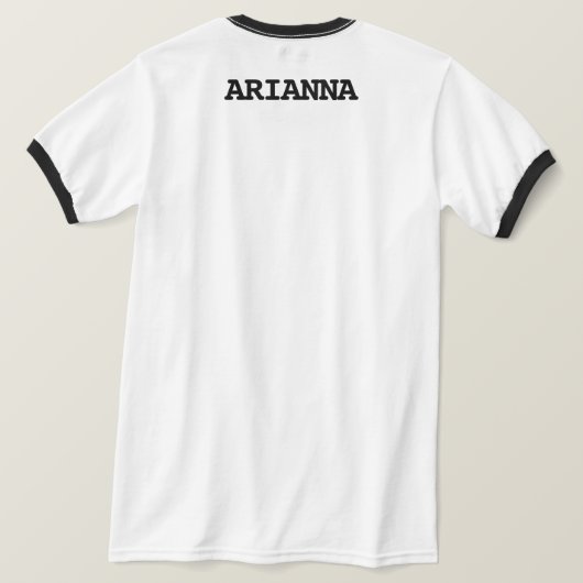 70er Rustikaler Retro Bach Camp vorne und hinten D T-Shirt (Design Rückseite)