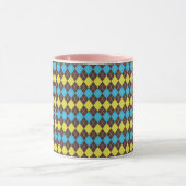 70er-Schotten-Tartan-Muster Tasse (Zentrum)