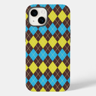70er schottisches Tartan-Muster Case-Mate iPhone 14 Hülle