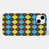 70er schottisches Tartan-Muster Case-Mate iPhone Hülle (Rückseite (Horizontal))