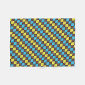 70er schottisches Tartan-Muster Fleecedecke (Vorderseite (Horizontal))
