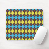 70er schottisches Tartan-Muster Mousepad (Mit Mouse)
