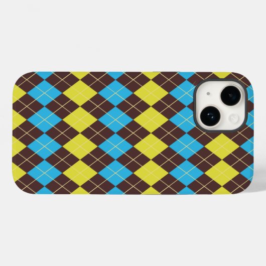 70er Scottish Tartan-Pattern Case-Mate iPhone Hülle (Rückseite (Horizontal))
