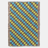 70er Scottish Tartan-Pattern Decke (Vorderseite Vertikal)