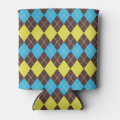 70er Scottish Tartan-Pattern Dosenkühler (Vorderseite)