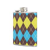 70er Scottish Tartan-Pattern Flachmann (Links)