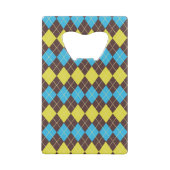 70er Scottish Tartan-Pattern Geldkarten Flaschenöffner (Rückseite)