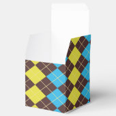 70er Scottish Tartan-Pattern Geschenkschachtel (Geöffnet)