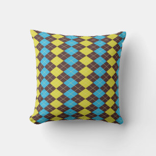 70er Scottish Tartan-Pattern Kissen