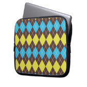 70er Scottish Tartan-Pattern Laptopschutzhülle (Vorderseite Links)