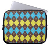 70er Scottish Tartan-Pattern Laptopschutzhülle (Vorderseite)