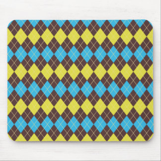 70er Scottish Tartan-Pattern Mousepad