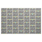 70er-Skateboard Stoff (Fat Quarter (45,7 x 55,9 cm))