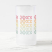 70er Stil Lagen Text Jahr zur Erinnerung an den Bo Mattglas Bierglas (Mittel)