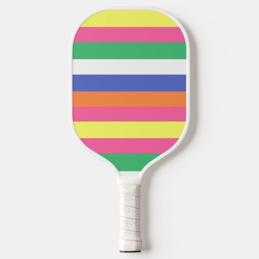 70er Stripe Pickleball Schläger (Vorderseite)
