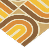 70er Style Geometric Arch Pattern Kurzer Tischläufer (Ecke)