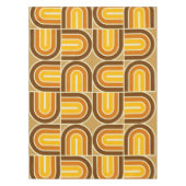 70er Style Geometric Arch Pattern Tischdecke (Vorderseite)