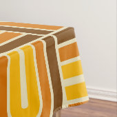 70er Style Geometric Arch Pattern Tischdecke (Beispiel)