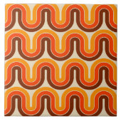 70er Style Geometric Design Fliese (Vorderseite)