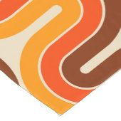 70er Style Geometric Design Kurzer Tischläufer (Ecke)