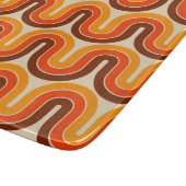 70er Style Geometric Design Schneidebrett (Ecke)