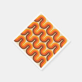 70er Style Geometric Design Serviette (Ecke)