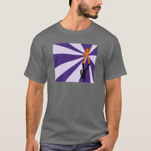 70er Tanz-Bewegungs-T - Shirt