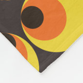 70er Tapete Fleecedecke (Ecke)