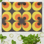 70er Tapete Geschirrtuch (Gefaltet)