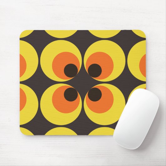 70er Tapete Mousepad (Mit Mouse)