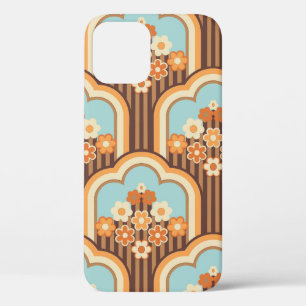 70er-Tapete nahtloses Design, Vintage Blume  Case-Mate iPhone Hülle