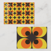 70er Tapete Visitenkarte (Vorne/Hinten)