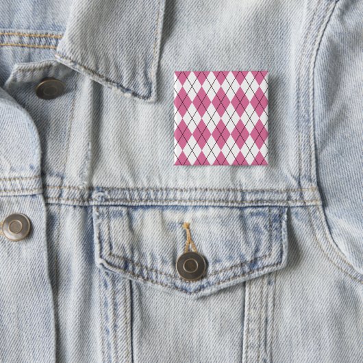 70er Tartan-Pattern Pinky Button (Beispiel)
