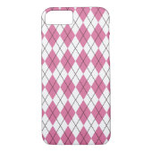 70er Tartan-Pattern Pinky Case-Mate iPhone Hülle (Rückseite)
