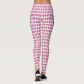 70er Tartan-Pattern Pinky Leggings (Rückseite)