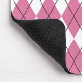 70er Tartan-Pattern Pinky Mousepad (Ecke)