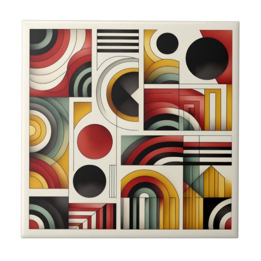 70er Urban Flow Fliese (Vorderseite)