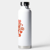 70er, Valentinstag-Kunstwerk Trinkflasche (links)