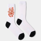 70er, Valentinstag-Kunstwerke Socken (Rechts)