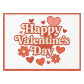 70er, Valentinstag-Kunstwerke Tischdecke (Vorderseite (Horizontal))