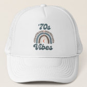 "70er Vibes Boho Trucker Hat Truckerkappe (Vorderseite)
