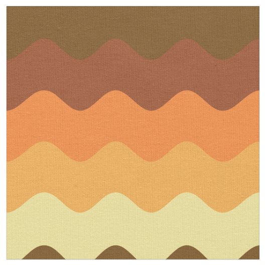 70er Vintag-Gelb-Orangenstreifen fabri Stoff (Nahaufnahme)